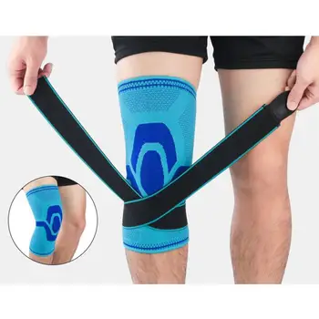 

1PCS 2020 Knee Support Professional Protective Sports Knee Pad Breathable Bandage Knee Bracer For Basketball Tennis Cycling #ED