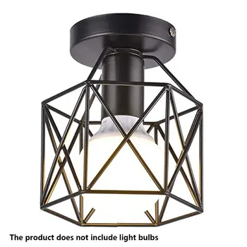 

Nordic Simple Square Ceiling Aisle Light Cover Restaurant Staircase Balcony LED Lighting Cover Retro Lighting Cover