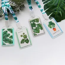 Милый мультяшный ремешок, держатель для карт, студенческий бизнес, сертификат работы, удостоверение личности, Обложка для ключей, ID, имя, карта, значок, пропуск, держатель