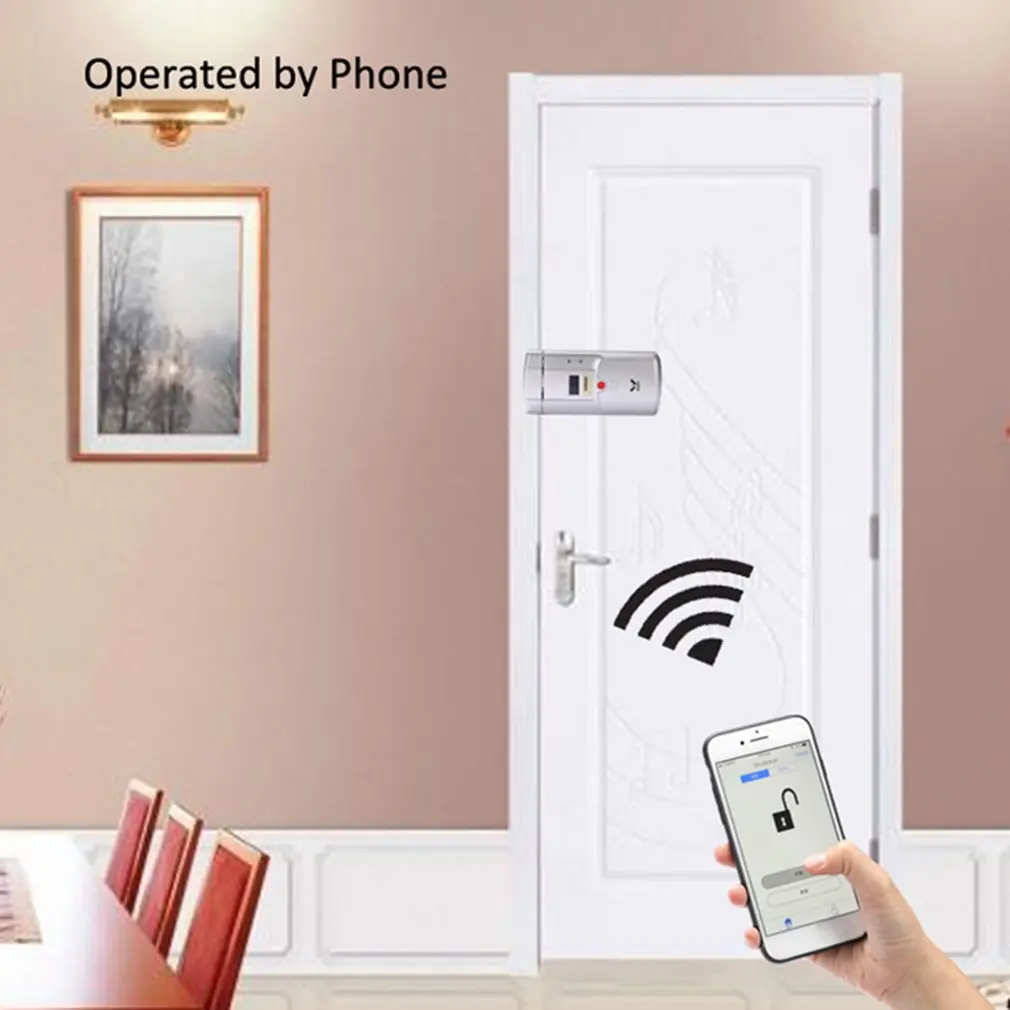WAFU Smart Lock HF-011A Bluetooth Enabled Fingerprint and Touchscreen Keyless Smart Lock Deadbolt with Built-In Alarm New hot