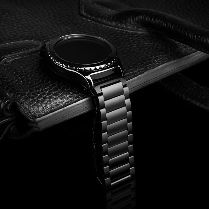 Для samsung Galaxy Watch(42 мм)/Galaxy Watch Active/Active2 полосы 20 мм сетчатый Браслет из нержавеющей стали ремешок для gear S2 Classic