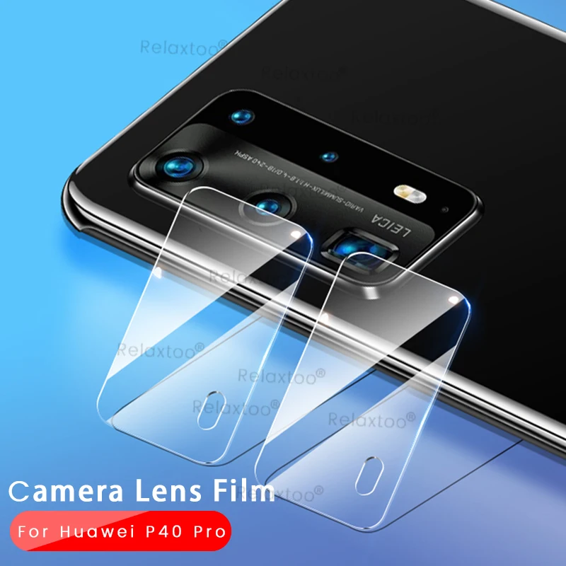 

2pieces /lot for Huawei p 40 lite light e rear camera lens protective glass for huawei p40 pro plus 2020 armor tremp film cover
