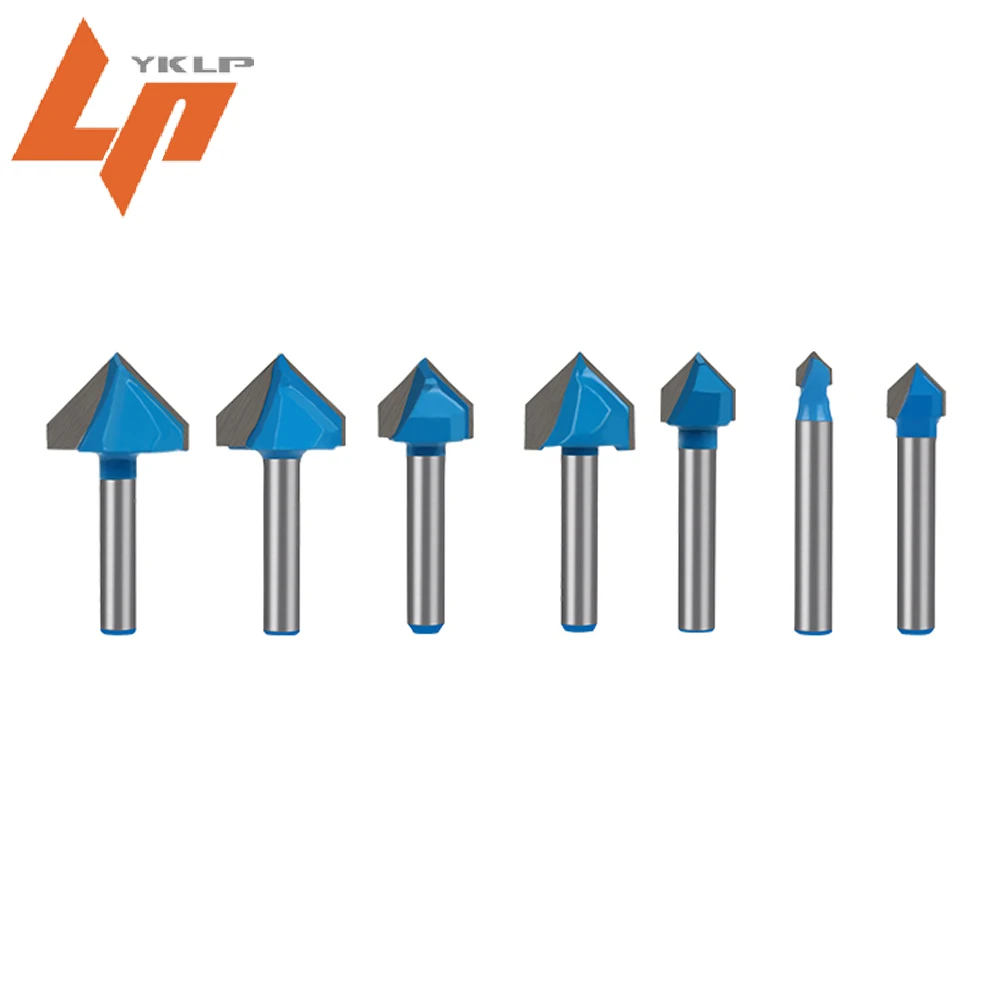 1/4 &quot/2/8&quot V образная фреза карбидная ЧПУ Вольфрамовая сталь