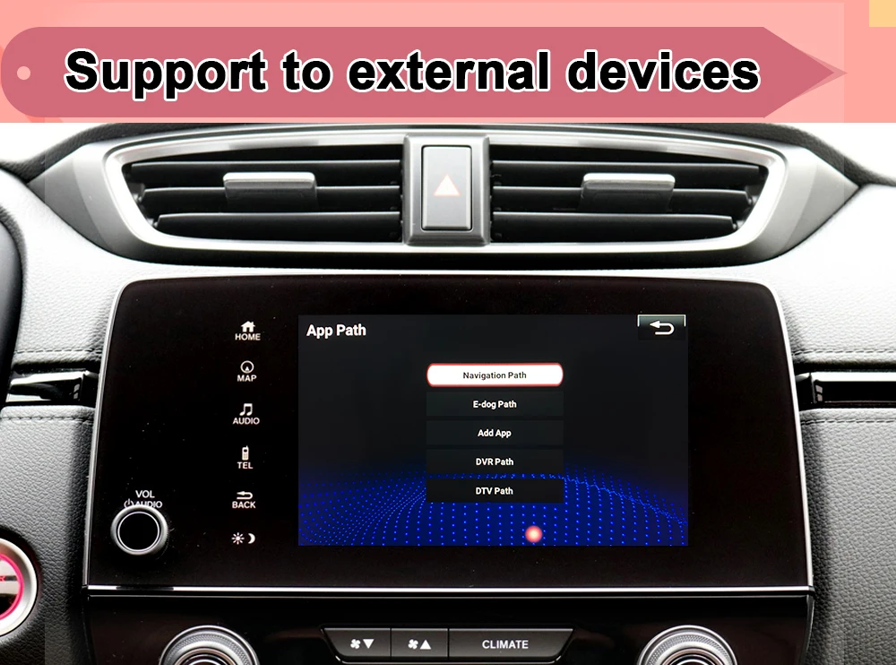 Support to external devices