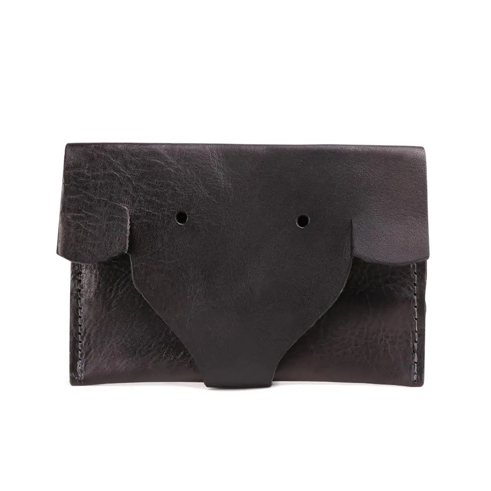 Genuine Leather Slim Wallets Women Men Coin Purse Multifunctional Hasp Short Wallet Credit& ID Card Holder Mini Wallet