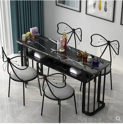 Web celebrity Nordic nail table simple economy single small double nail table
