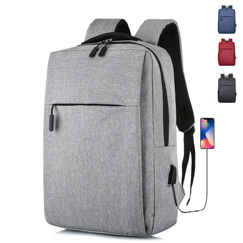 

Cross Border Supply of Goods Logo Customizable USB Backpack Casual Business Men's Computer Laptop Backpack a Generation of Fat