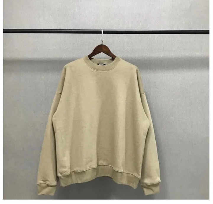 thumbnail image 1 of Sudadera con capucha de gran tamaño para hombre y mujer, suéter de lana de alta calidad, color liso, temporada 6, 2021FW, 1:1, KANYE West, 1 of 5