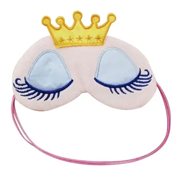 

Cute Princess Wind Sleeping Beauty Sleeping Eye Mask Warm Crown Long Eyelash Super Cute Cartoon Shading Eye