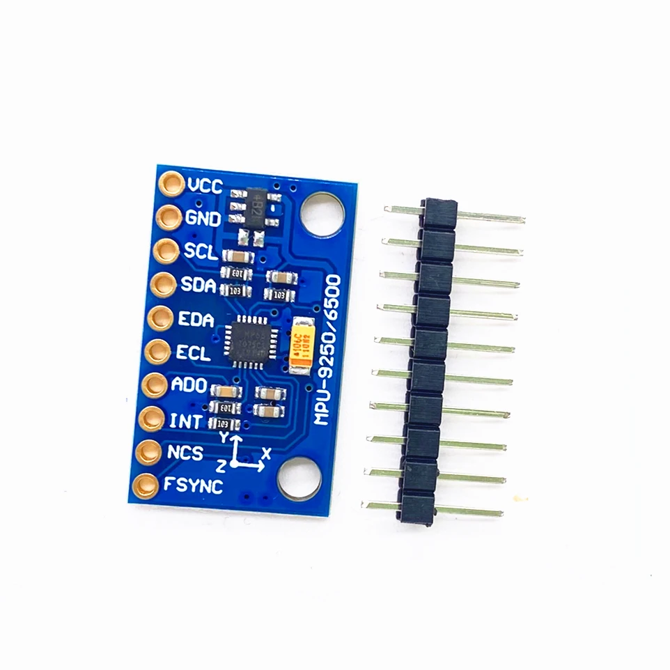 SPI IIC/I2C GY-9250 9-осевое отношение + гироскоп акселератор магнитометр сенсорная плата