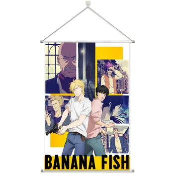 

Anime Banana Fish Prsonalize Customer Made Alloy Fabric Wall Poster Scroll 60x90cm 24x36inches