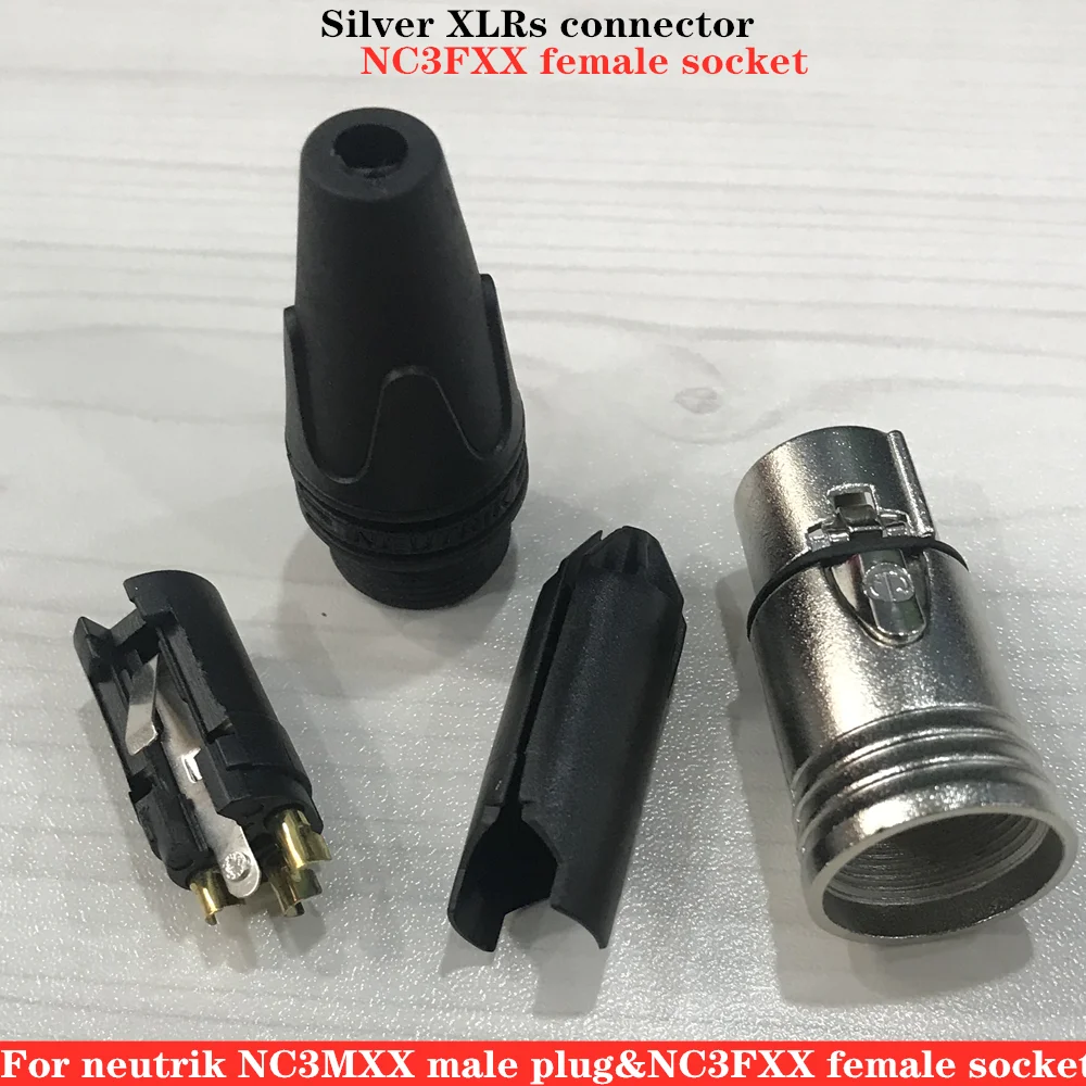 10 шт./лот для NEUTRIK разъем 5 шт. NC3MXX и 5 шт. NC3FXX мужской и женский ансамбль Un 3 Broches XLR разъем avec