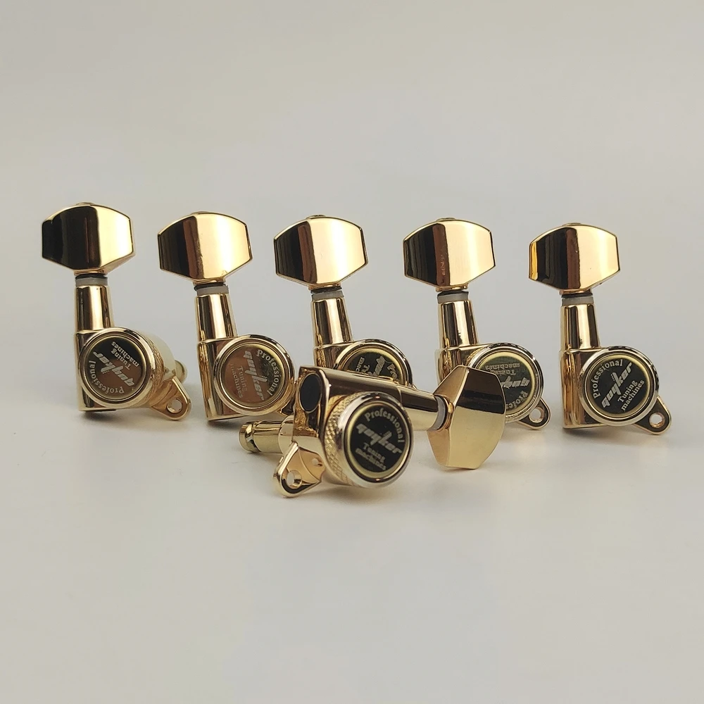 Tuners de Bloqueio de Guitarra Bloqueio de Corda de Tuning Substituição da Cabeça da Máquina para st Chave Pegs Lp-ouro Antigo Guyker-1:18 tl sg - Image 4