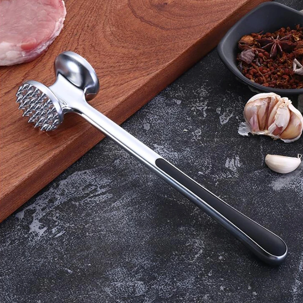 Zinc Alloy Meat Hammer Loose Pork Chop Steak Flesh Floss Tender Creative Kitchen Tool | Дом и сад