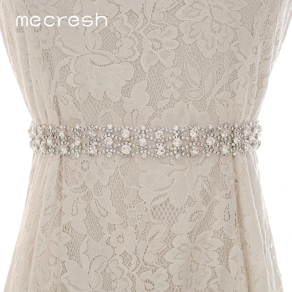 

Mecresh Color Bridal Belt for Wedding Dress Handmade Geometric Hollow Rhinestone Crystal Belt Women Accessories MYD041