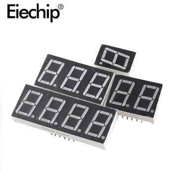 

10pcs 0.4 Inch LED Display 7 Segment 1Bit 2Bit 3Bit 4Bit Tube Red Display Common Anode/Cathode 0.4" 7-Segment Led Display Board