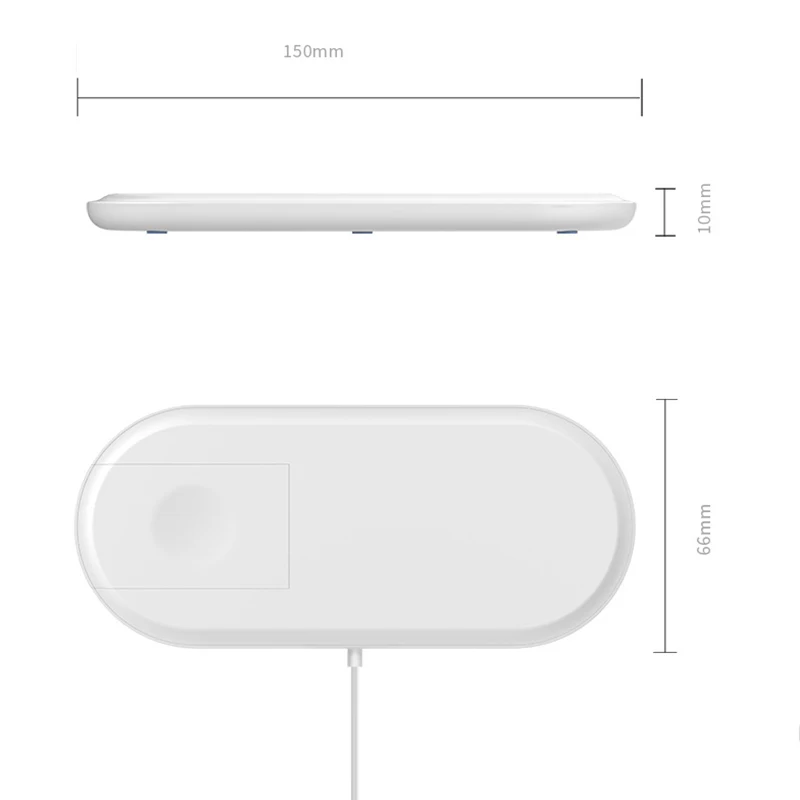 2 в 1 Qi Беспроводное зарядное устройство для iPhone 11 pro Беспроводное зарядное устройство для Apple Watch зарядное устройство для samsung 10 Вт Быстрое беспроводное зарядное устройство