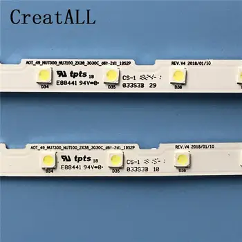 

LED Backlight strip For Samsung BN61-15483A 45953A AOT_49_NU7300_NU7100_2X38_3030C UE49NU7100 UE49NU7120 UE49NU7140 UE49NU7670