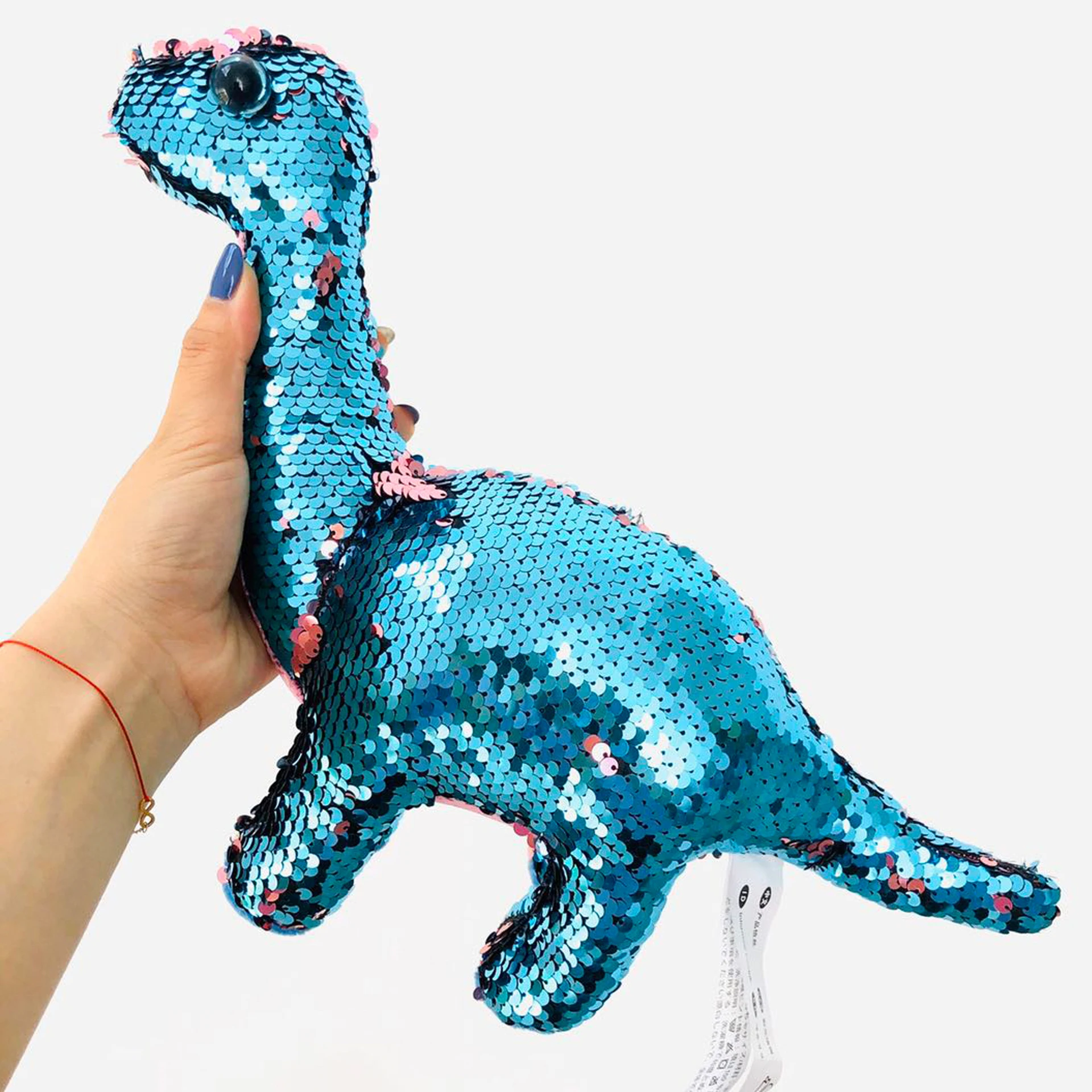 sequin dinosaur stuffed animal