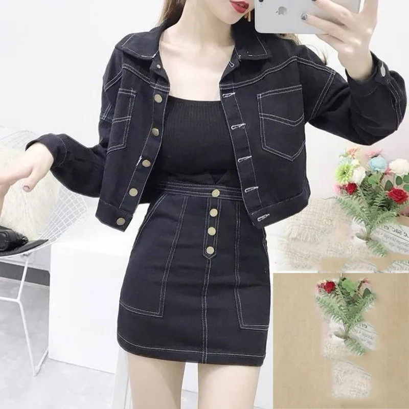 Fashion Sexy Buttocks Cowboy Skirt 