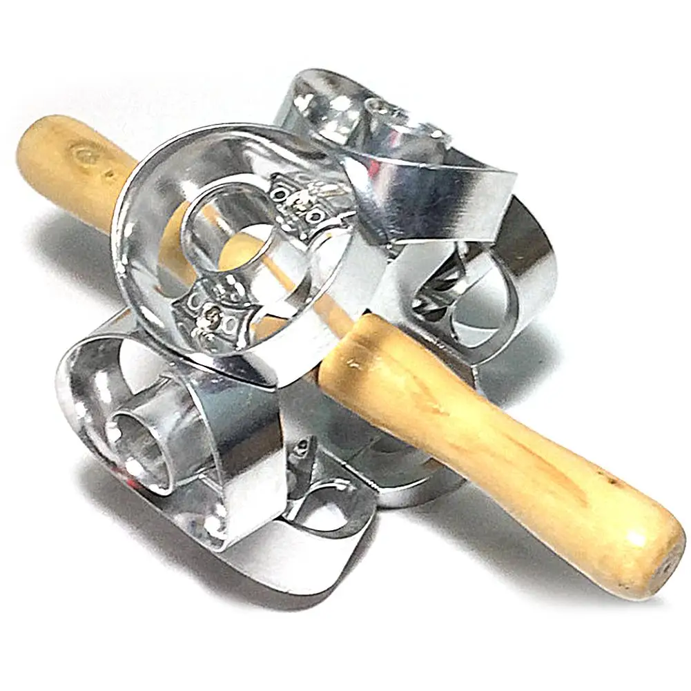 

Revolving Donut Cutter Maker Mold Pastry Dough Metal Baking Roller Kitchen Tools Premium Material Quick Delivery