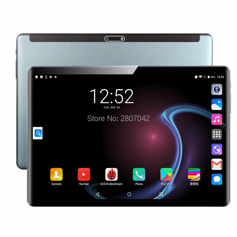 

2.5D 10 inch tablet PC 8 Core 6GB RAM 128GB ROM Dual SIM Unlocked 3G WiFi 4G LTE Bluetooth Android 9.0 Tablets 10.1 the tablet