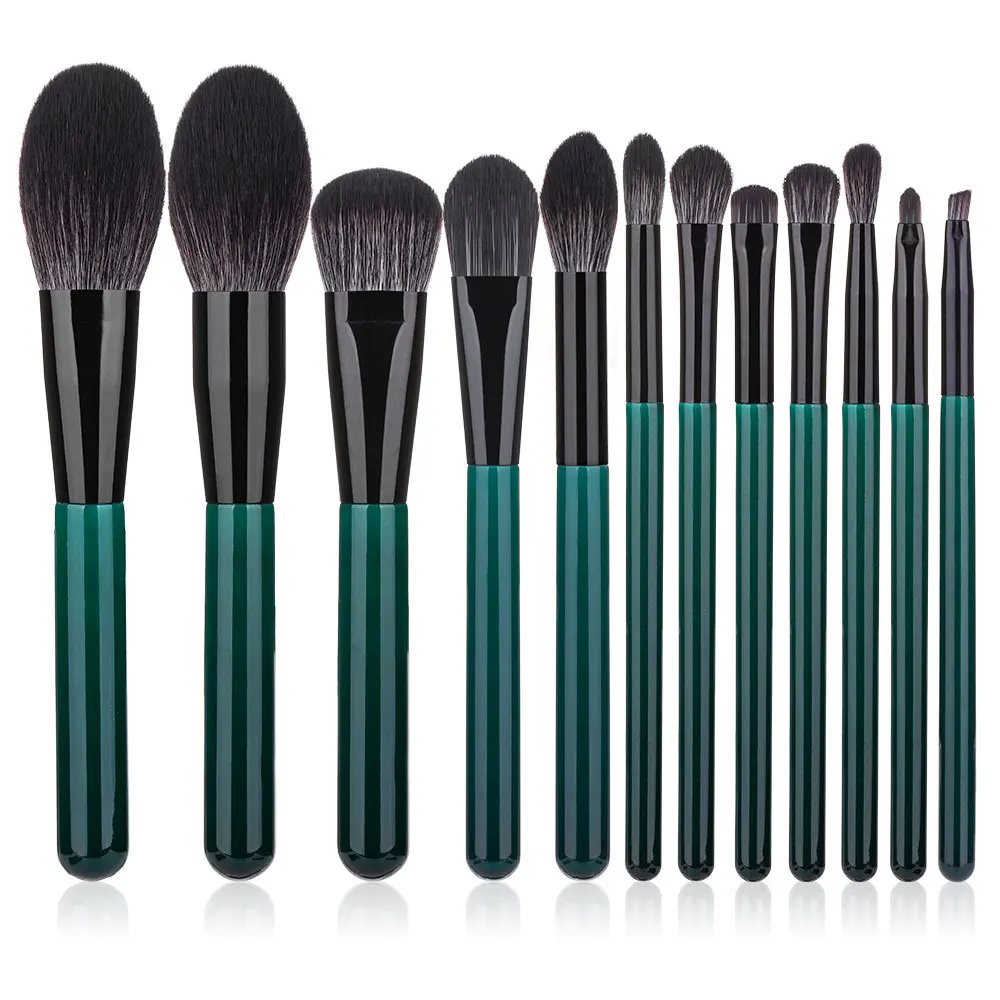 

12 new makeup brushes set, multi-function powder brush, eye shadow brush, full set of makeup tools, student beginners travel por