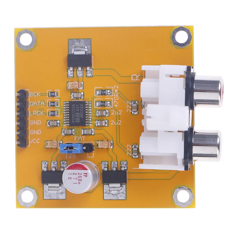 1 шт. PCM5102 DAC декодер ies плеер собранная плата 32 бит 384K за ES9023 PCM1794