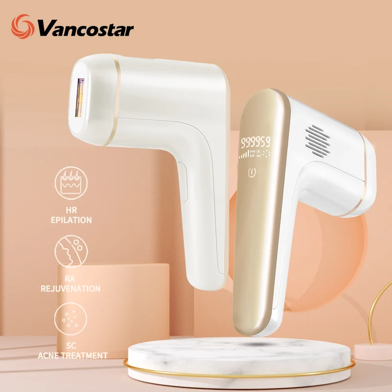 Depiladora Vancostar IPL 3 en 1 depiladora femenina afeitadora hombre  Depilación tratamiento del acné Bikini Trimmer permanente cuerpo Depilador  - China Instrumento de Belleza y Cuidado de la piel precio