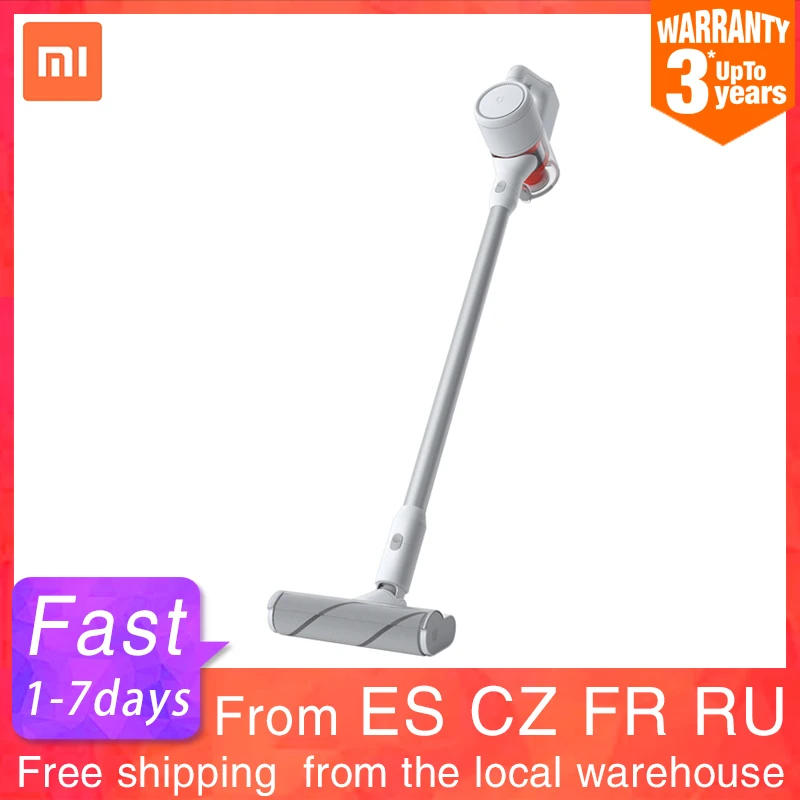 XIAOMI MIJIA ручной пылесос для дома автомобиля бытовой беспроводной подметания 23000Pa Циклон всасывания многофункциональная щетка - Цвет: White