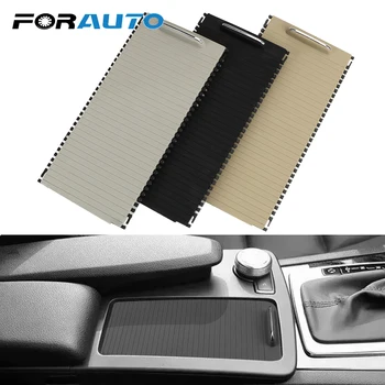 

FORAUTO Car Console Cover Cup Holder Plate for Mercedes Benz C E Class W204 W212 Car Styling Centre Console Roller Blind Cover