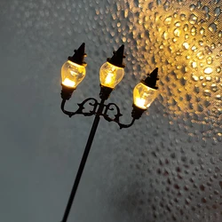 Lampadaire Led à échelle HO 1:87, 3V, pour parc, jardin, rue, Train, chemin de fer, modèle de cour, aménagement de paysage 