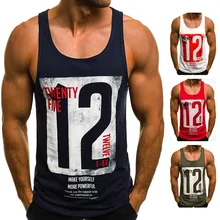 Специальное предложение Ouma стиль с цифрами печатные буквы вырез лодочкой без рукавов жилет B4