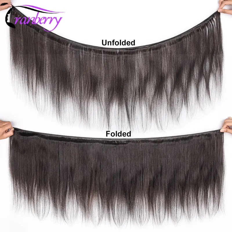 Волосы с клюквой 4 пучка бразильские пучки волос для плетения прямые пряди 100% без