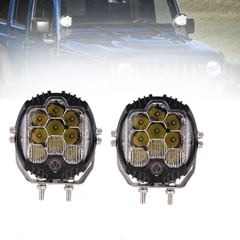 

2pcs 5" 50W LED Work Light Spot Flood Combo Driving Fog Lamp LED Work Light for Motorcycle off-road Truck Car ATV SUV Boat