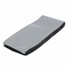 100 шт. 110 мм x 220 мм Серебряный тон плоский Открытый Топ антистатические мешок для электроники