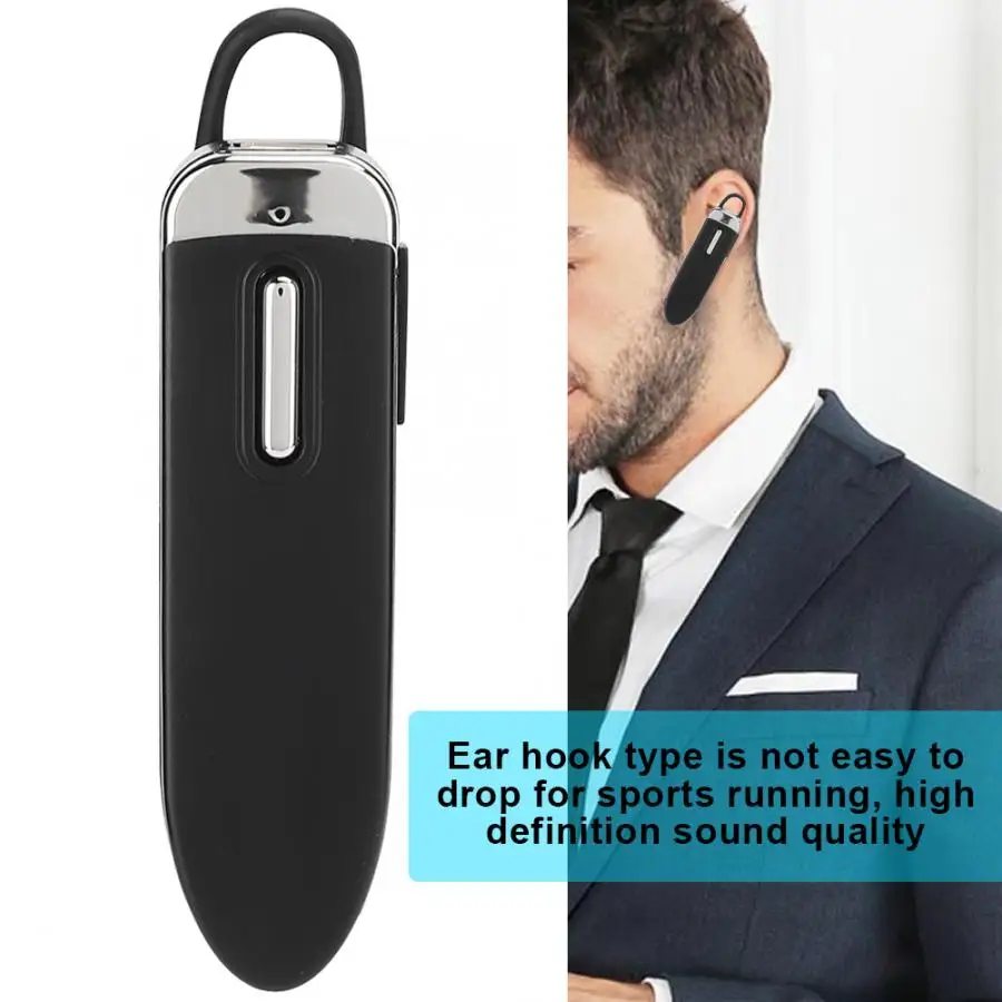 Ушной крючок беспроводная bluetooth гарнитура 250 мА · ч большая емкость ультра долгое