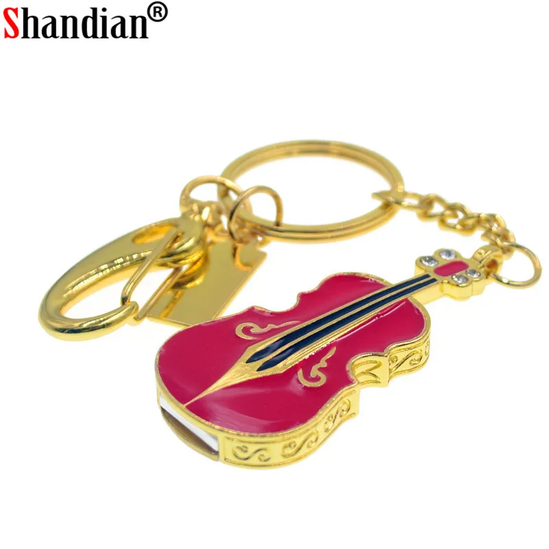 SHANDIAN, новинка, mini usb 2,0, металлическая внешняя карта памяти для гитары, 4 ГБ/8 ГБ/16 ГБ/32 ГБ/64 ГБ, реальная емкость