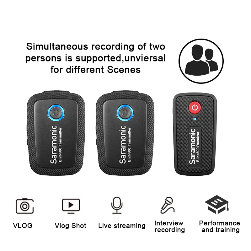 Boya Saramonic Blink 500 Blink500 B1 B2 B3/4/5 беспроводной петличный микрофон на лацкане Студийный