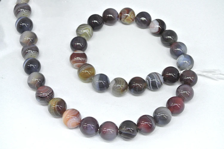 1Strands  Natural Botswana Onyx Round Loose Beads DIY Necklaces Bracetls Beads 15