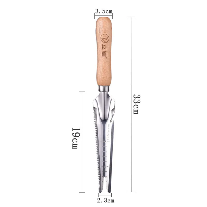 Elm бутик нержавеющая сталь деревянная рукоятка кошка альпинистская серпа, за исключением дорожного покрытия, зазор, водоросли садовые инструменты инструмент для прополки 4016