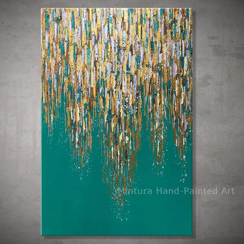 

Handmade Handpainted Abstract Modern Sky Meteor Oil Painting On Canvas,Wall Picture For Living Room Home Decor Vertical Arts Art