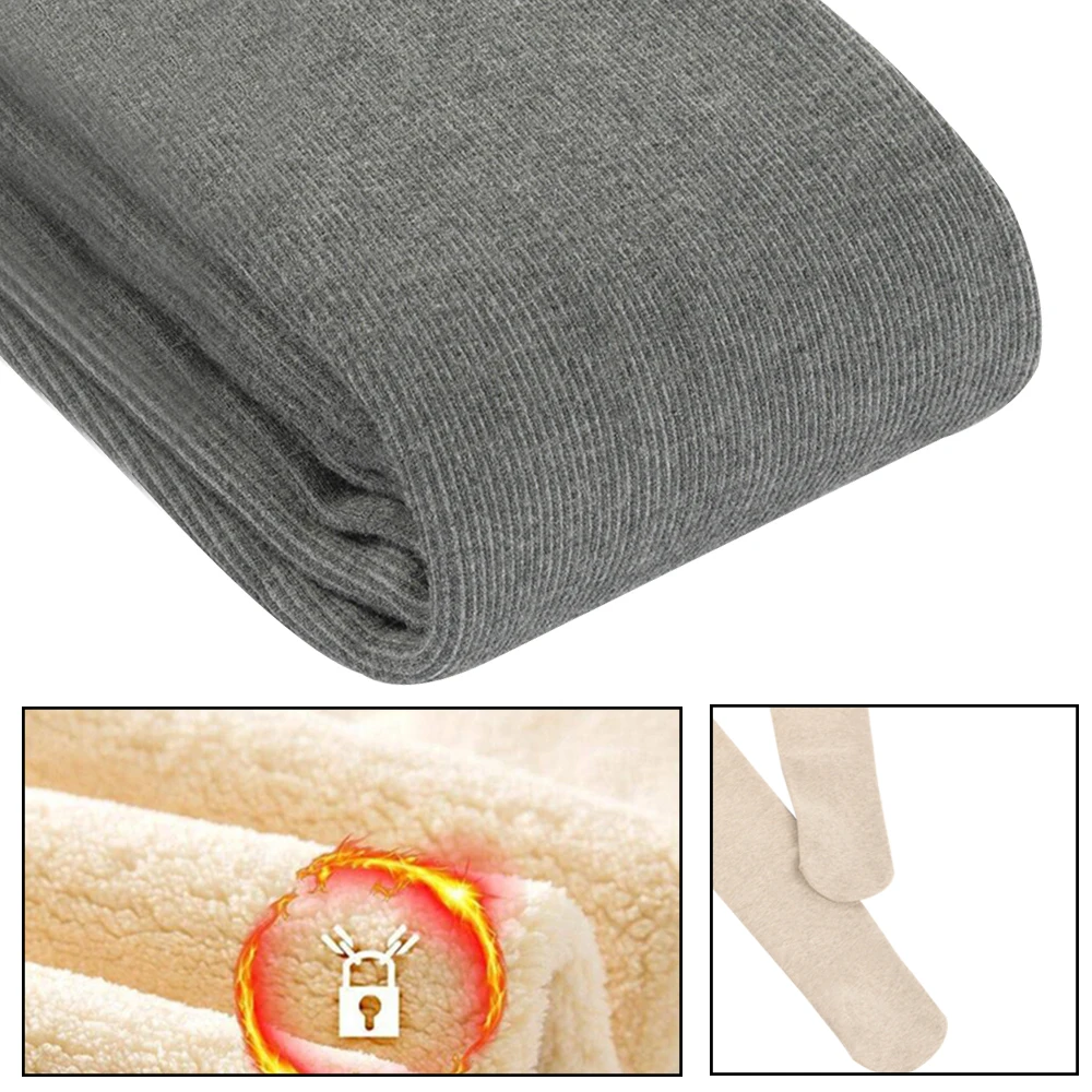 Medium gray Осенне-зимние леггинсы женские теплые однотонные леггинсы с высокой талией толстые бархатные леггинсы зимние штаны женские брюки теплые HX1106 - Цвет: Medium gray