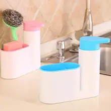 Портативный для хранения в ванной, на кухне стойка многоцелевой диспенсер для мыла сушилка щетка подставка для губок держатель кухонный Органайзер