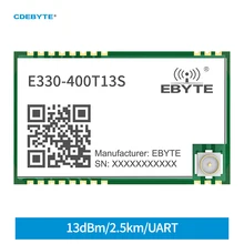 

433/470MHz Wireless Module E330-400T13S IPEX/Stamp Hole Low Power Consumption Long Distance SMD UART Wireless Serial Port Module