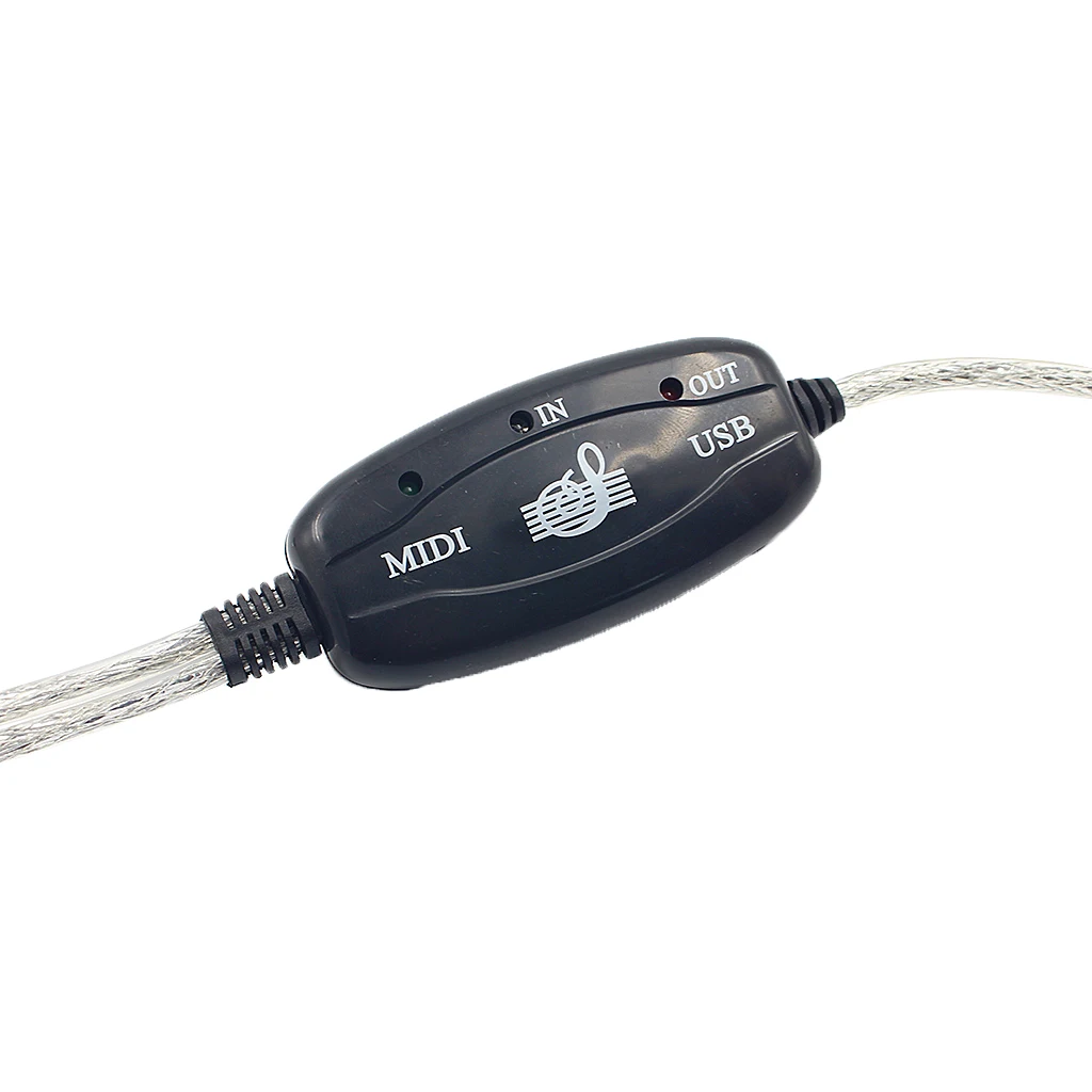 

USB Interface to MIDI Converter Music Keyboard Adapter to PC Computer for Home Studio