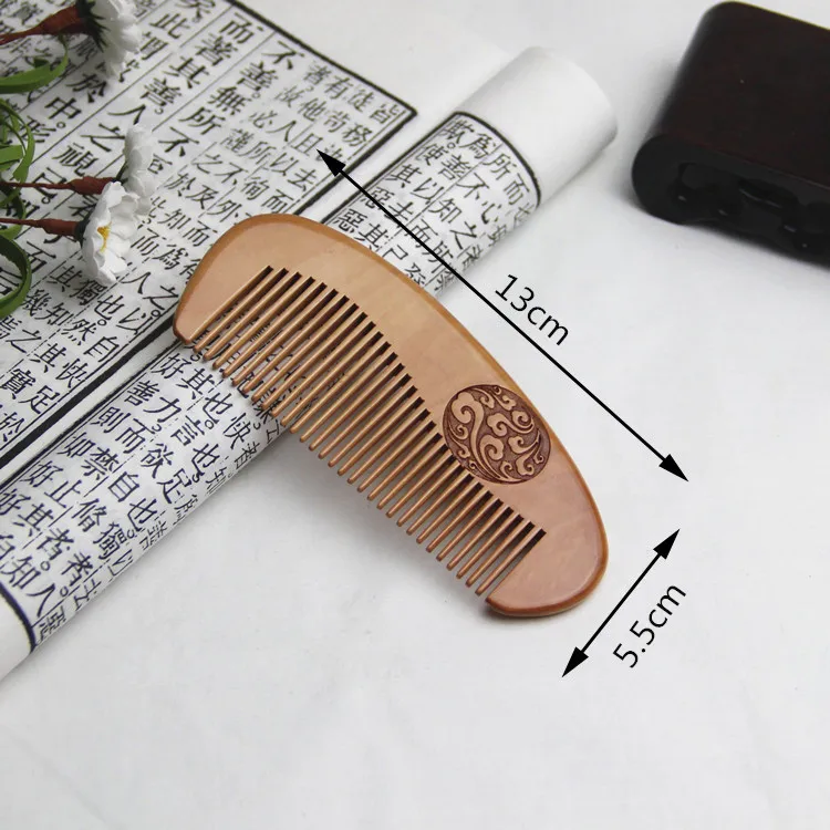 Of Carve Patterns or Designs on Woodwork Wooden Comb Combs Anti-static Portable Massage Scalp Care Abortion Custom Of Carve Patterns or Designs on Woodwork Wooden Comb Combs Anti-static Portable Massage Scalp Care Abortion Custom