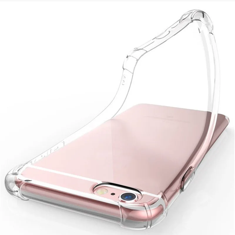 Модный противоударный бампер прозрачный силиконовый чехол для телефона iPhone 11 X XS