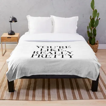 

You re Like Really Pretty Throw Blanket Soft Sherpa Blanket Bed Sheet Single Knee Blanket Office Nap Blanket
