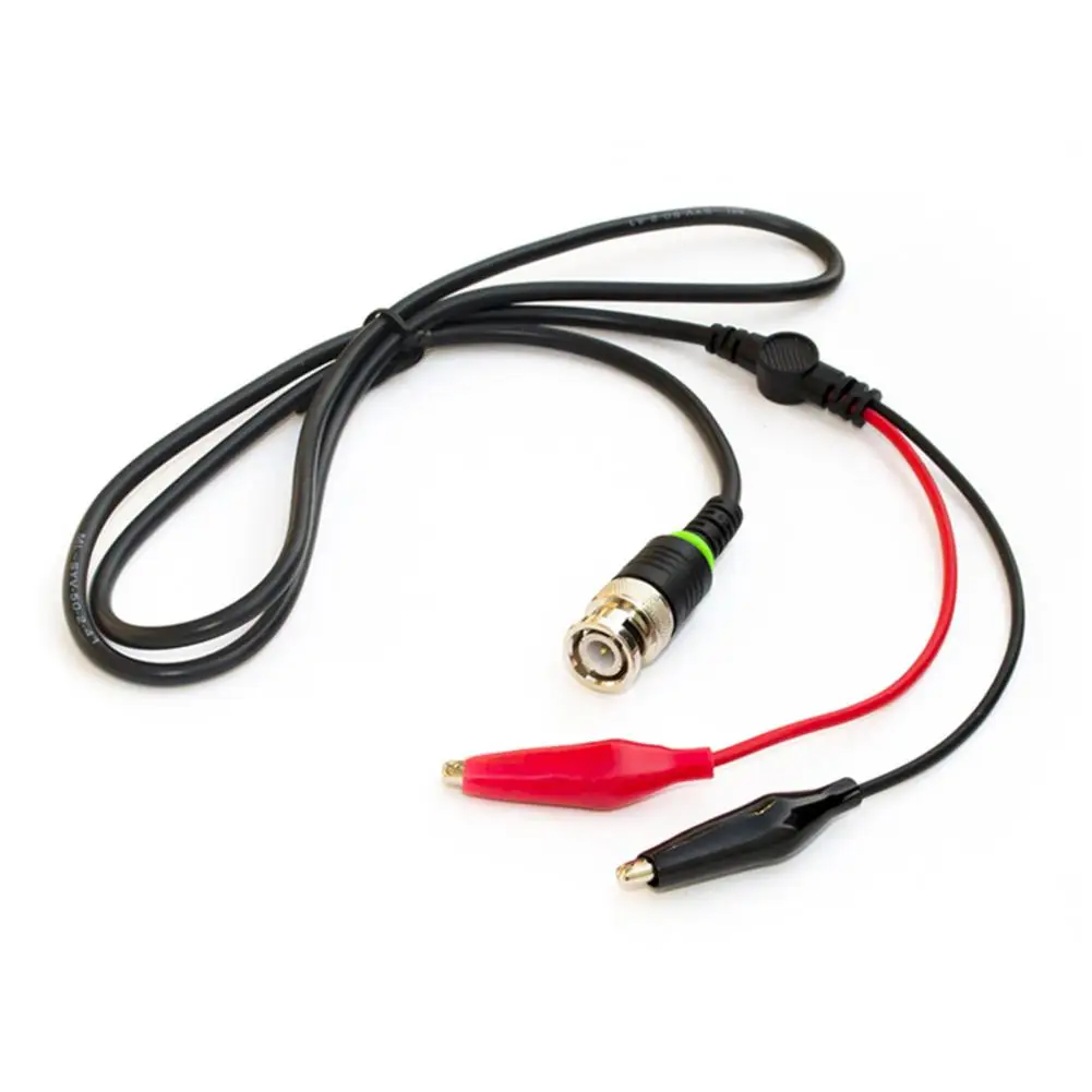 

BNC Male Plug Q9 To Dual Testing Hook Clip Test Leads Probe Coaxial Cable Wire Line For Oscilloscope Measure Instrument
